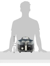 De'Longhi Multicooker and Hot Air Fryer Black, 220-230V 50/60Hz 2300W, ‎FH1396/1.BK