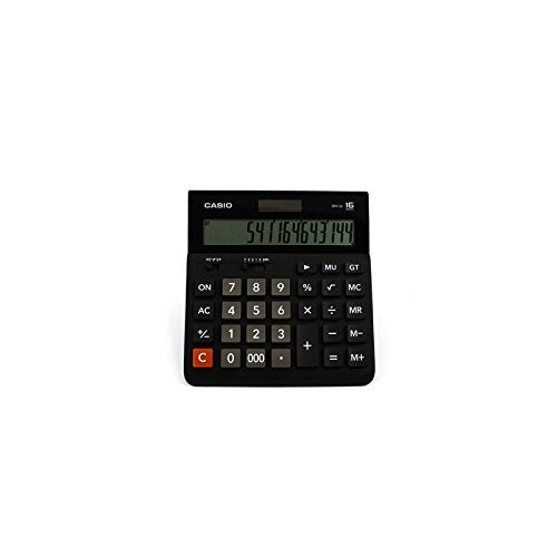 Casio 14 Digits Desk Top Calculator DH16-BK, Black