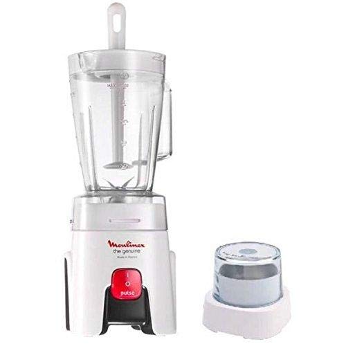 Moulinex Blender, 450 watts, 2 kg capacity, 1.5 liter jar, plastic, White, LM242027