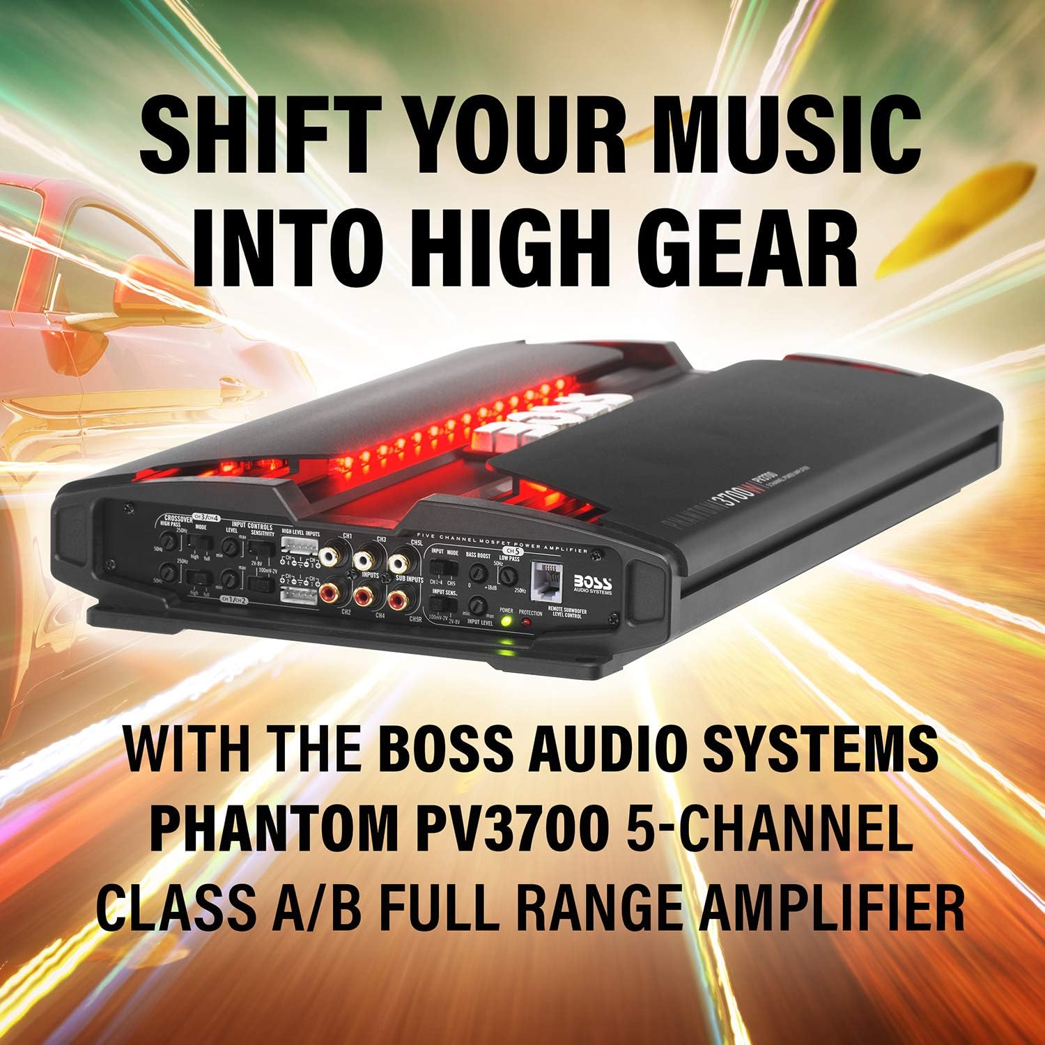 BOSS PV3700 5-Channel Car Amplifier – Power Your Sound
