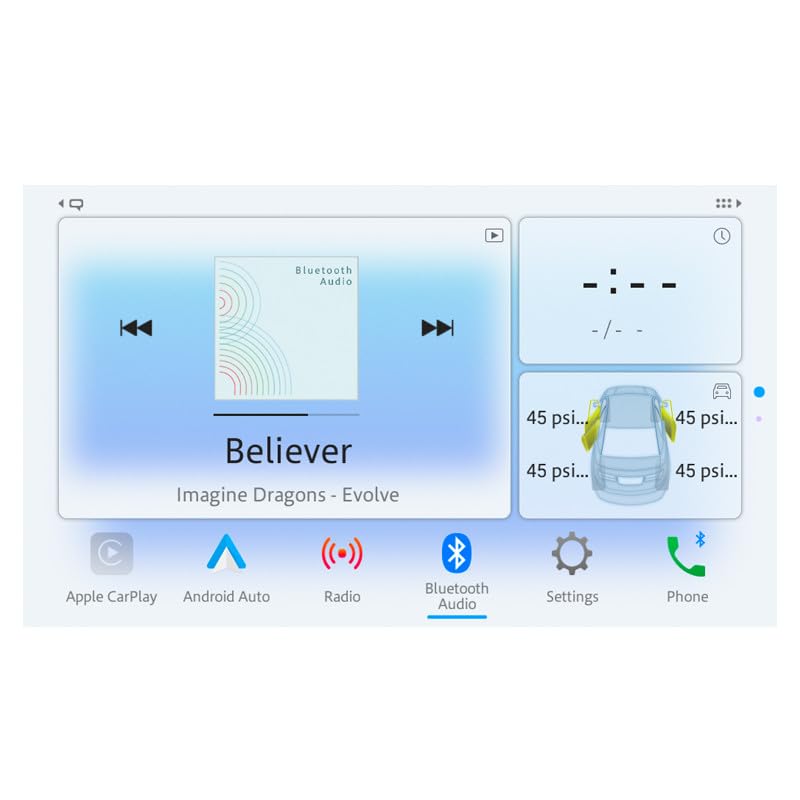 Pioneer DMH-ZF8550BT 9” Capacitive WSVGA Floating Type Touchscreen Display