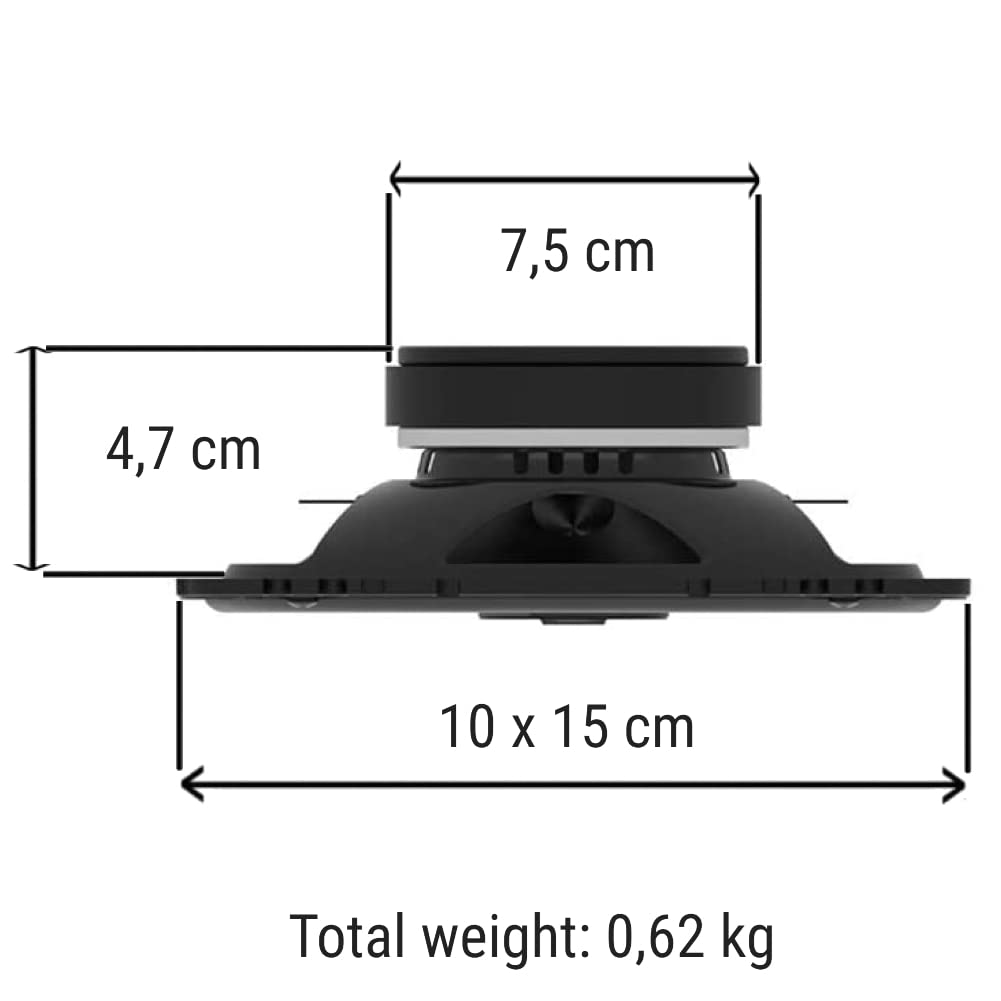 Speaker 2 x Club 6422F CLUB6422F 2-Way Coaxial s 4 x 6 10 x 15 cm 40 Watts Rms 120 Watts Max 3 Ohm 92 DB Black