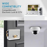 Video Intercom System VL-SV74SX Up to 3 Extension Monitors, Picture Recording,E-Lock Release Support, 7-inch Wide Colour LCD with Touch Sensor