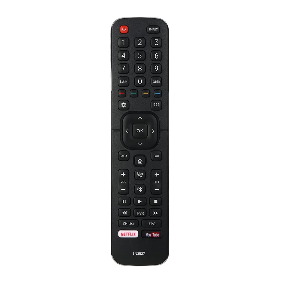 pedkit Remote Control For Hisense TV EN2B27 Handheld Remote Controller Replacement for Hisense 32K3110W 40K3110PW 50K3110PW 40K321UW 50K321UW 55K321UW