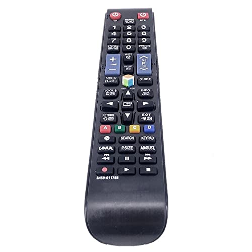 Top Deals New Remote Control For Samsung Smart Tv Bn59-01178B Ua55H6300Aw Ua60H6300Aw Ue32H5500 Ue40H5570 Ue55H6200 (Black)