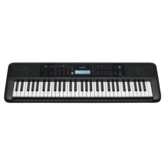 Yamaha PSR-E383 61-Key Portable Keyboard with adapter