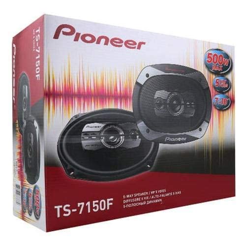 Pioneer Pack of 4 TS-7150F Woofer speaker Champion Series (TS-7150F) 500-Watt 7x10-Inch 5-Way Car Audio Speakers