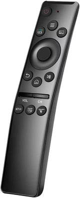 جهاز تحكم عن بعد عالمي لتلفزيون سامسونج الذكي، بديل جهاز التحكم عن بعد لتلفزيون عالي الدقة 4K UHD منحني QLED والمزيد من التلفزيونات، مع أزرار نتفليكس وبرايم فيديو
