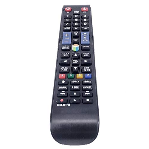 Top Deals New Remote Control For Samsung Smart Tv Bn59-01178B Ua55H6300Aw Ua60H6300Aw Ue32H5500 Ue40H5570 Ue55H6200 (Black)