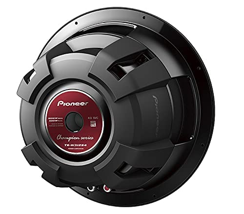 Pioneer TS-W312D4 12 inch Double Coil Subwoofer 1600 Watts Max,Black
