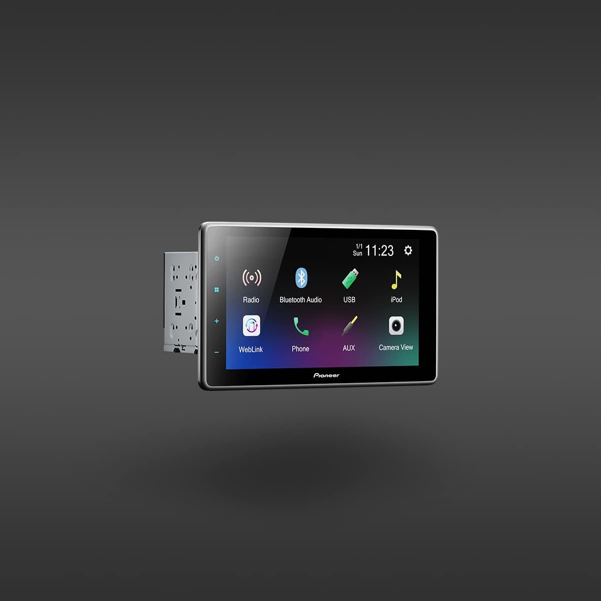 Pioneer DMH-AF555BT 9" Capacitive Touch Screen & Seamless Smartphone Mirroring with WebLink Cast
