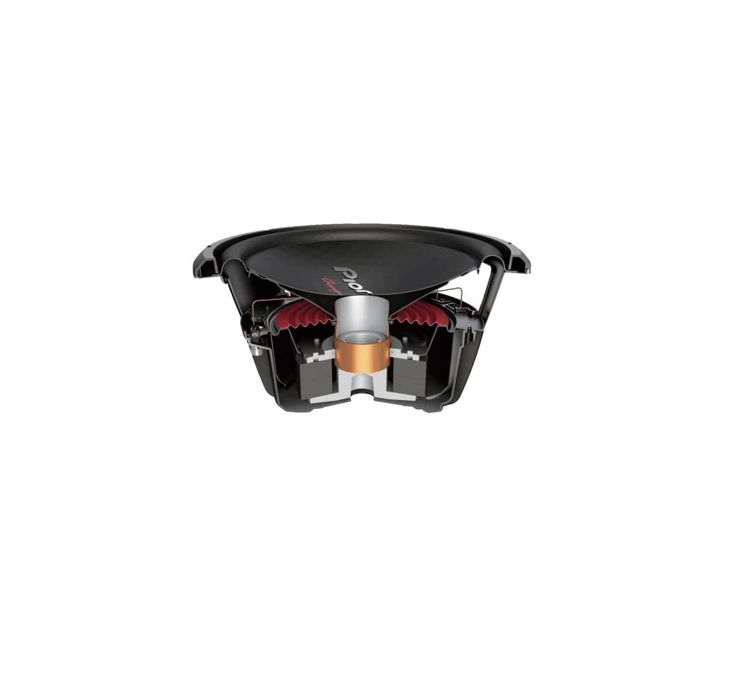Pioneer TS-W312D4 12 inch Double Coil Subwoofer 1600 Watts Max,Black