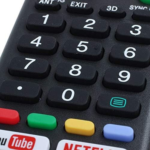 Dragonfly UAE - Remote Controls - Retail HUAYU New For for Sony Rm-L1370 Led 3D Tv Remote Control With Youtube/Netflix Buttons 149331411 1-493-314-11 Rmt-Tx300E Rmttx