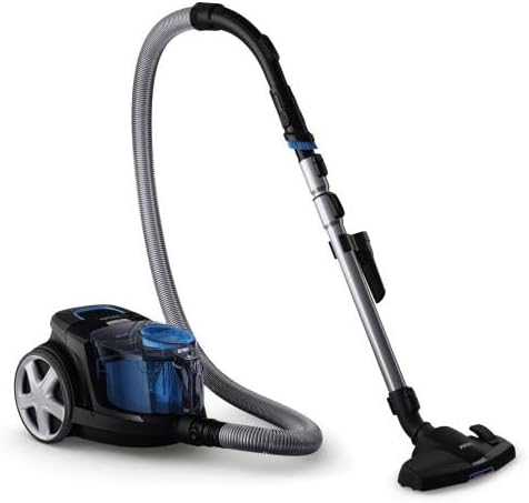 PHILIPS PowerCyclone 7 2000W Bagless PowerPro Active Vacuum Cleaner, FC9570/62, Black/Dark Royal Blue - International Version