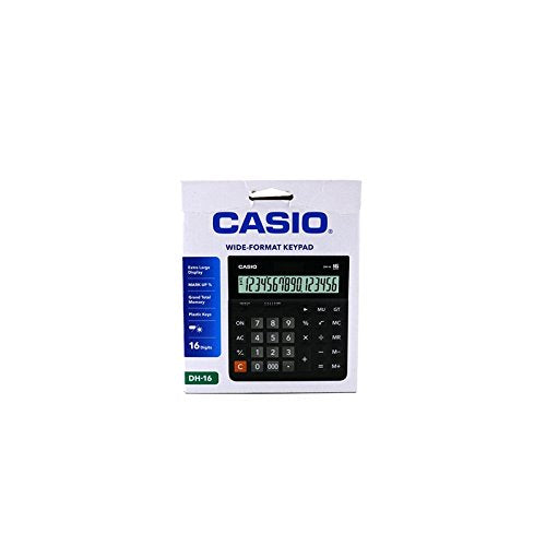 Casio 14 Digits Desk Top Calculator DH16-BK, Black