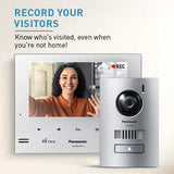 Video Intercom System VL-SV74SX Up to 3 Extension Monitors, Picture Recording,E-Lock Release Support, 7-inch Wide Colour LCD with Touch Sensor