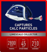 Tefal Ultraglide Anti-Calc Plus Steam Iron, 270 ml, 2800 Watts, Blue/Silver, Plastic/Durilium Airglide, FV5820G0