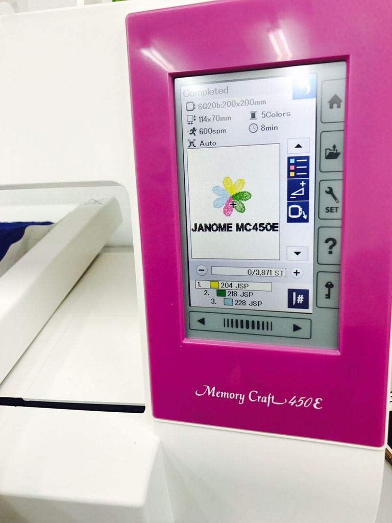 Janome MC450E embroidery sewing machine