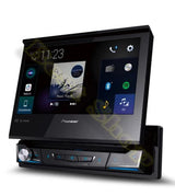 Pioneer AVH-Z7250BT In-Dash 1-DIN DVD Multimedia AV Receiver with 7″ Touchscreen Display, Apple CarPlay, Android Auto, WebLink, Built-in Bluetooth and Full HD Video Playback from USB Device, Black