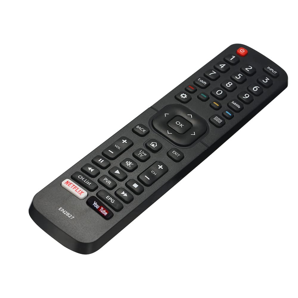pedkit Remote Control For Hisense TV EN2B27 Handheld Remote Controller Replacement for Hisense 32K3110W 40K3110PW 50K3110PW 40K321UW 50K321UW 55K321UW