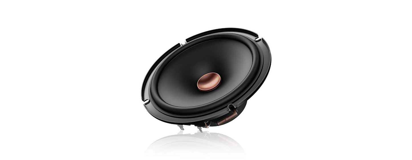 PIONEER TS-D65C D Series 6-1/2" 2-Way 270 W Max Power, Aramid Fiber IMPP Cone, 26mm Polyester Dome Tweeter-Swivel Design - Component Speakers (Pair)