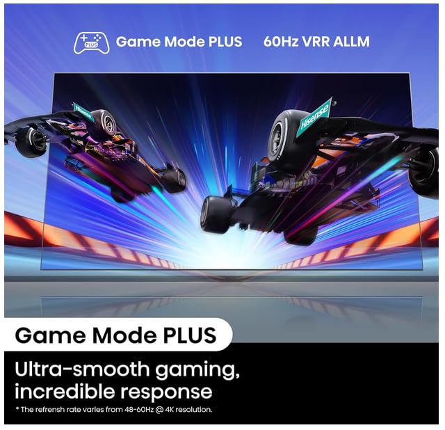 Hisense 75 inch Smart TV UHD 4K A6N-Dolby Vision,Game Mode Plus,Smooth Motion with MEMC,AI Sports Mode,Voice Control,Share to TV,Youtube,Netflix,Disney+,Shahid and Anghami,A61N (2024 UAE Version)