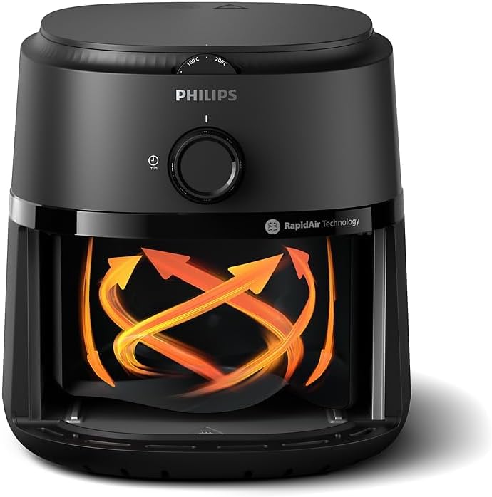 Philips Airfryer 1000 Series - 3.2L, 1300W, Rapid Air Technology, Analog, Black - NA110/09