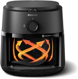 Philips Airfryer 1000 Series - 3.2L, 1300W, Rapid Air Technology, Analog, Black - NA110/09