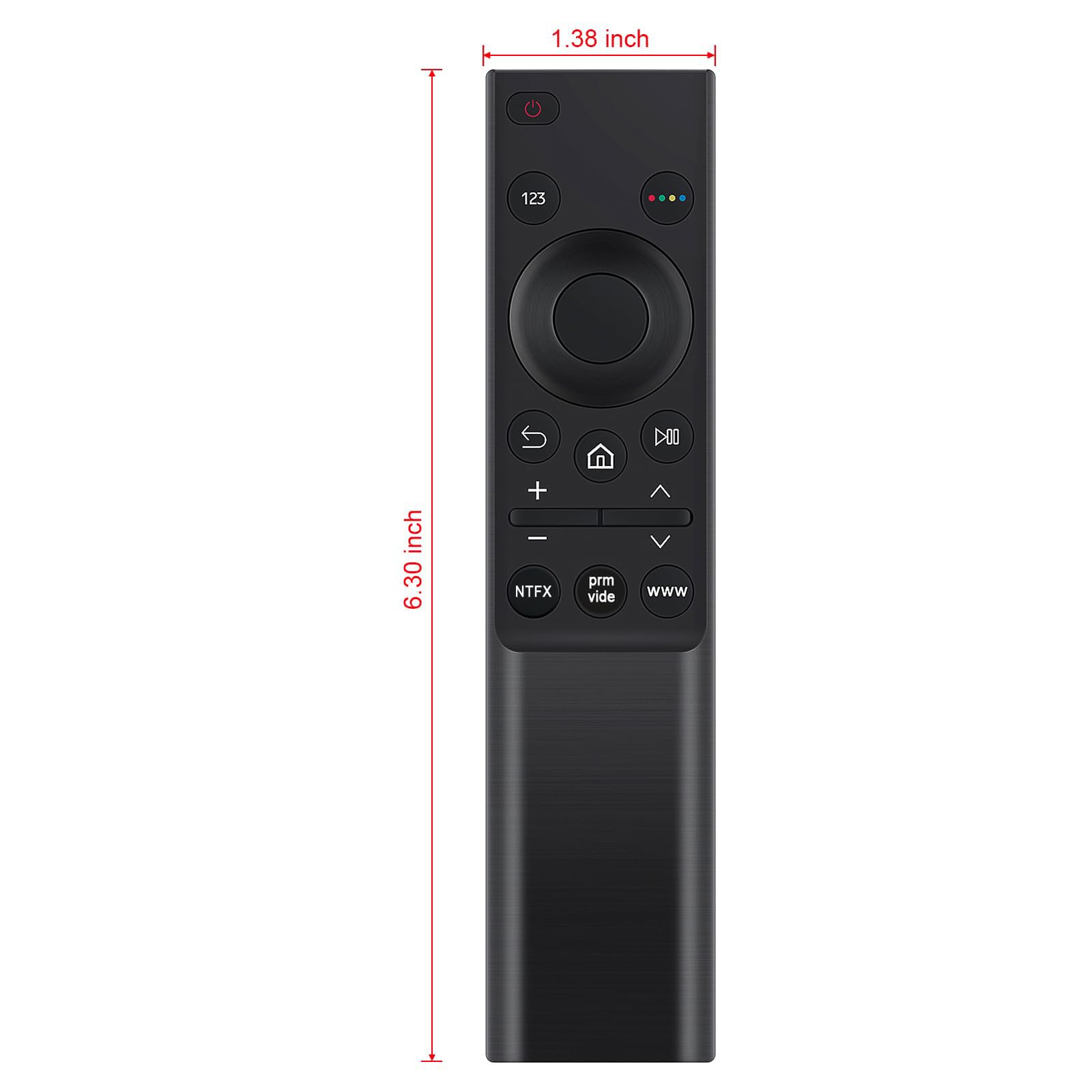 VINABTY BN59-01358D Replaced Remote Control fit for Samsung AU7000 UHD 4K Smart TV (2021) with Netflix Prime-Video Keys