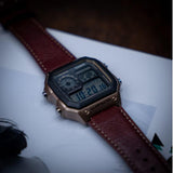 Casio Watch: Red AE-1200WHL-5AVDF