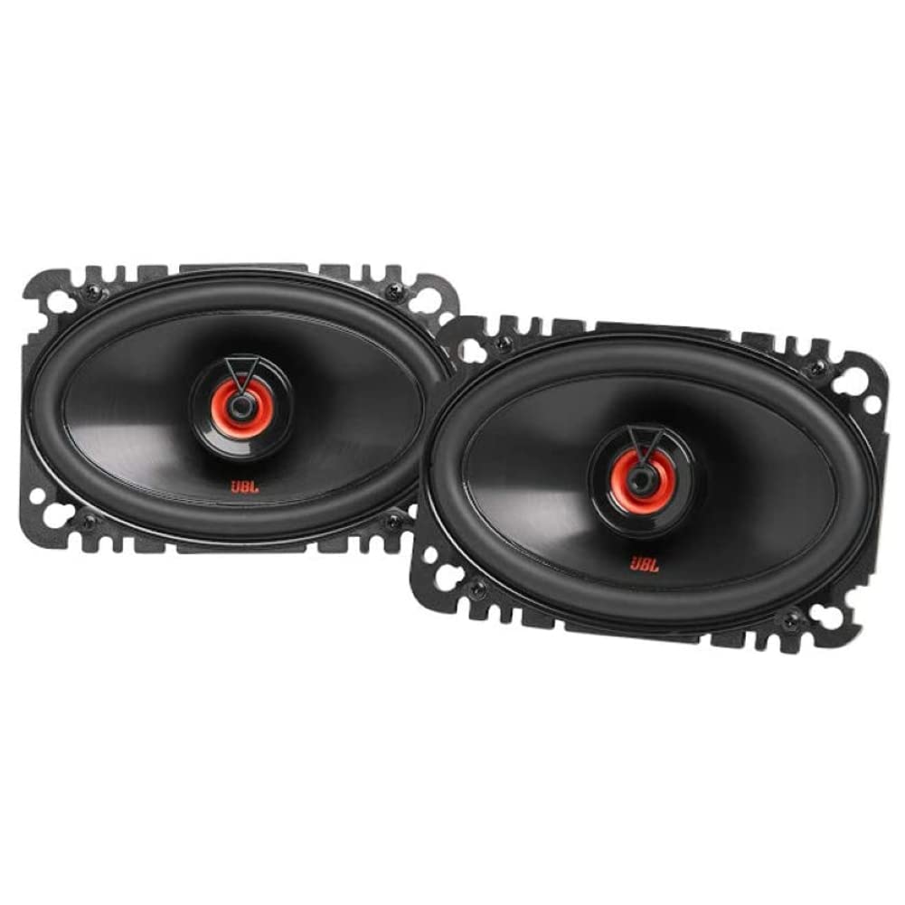 Speaker 2 x Club 6422F CLUB6422F 2-Way Coaxial s 4 x 6 10 x 15 cm 40 Watts Rms 120 Watts Max 3 Ohm 92 DB Black