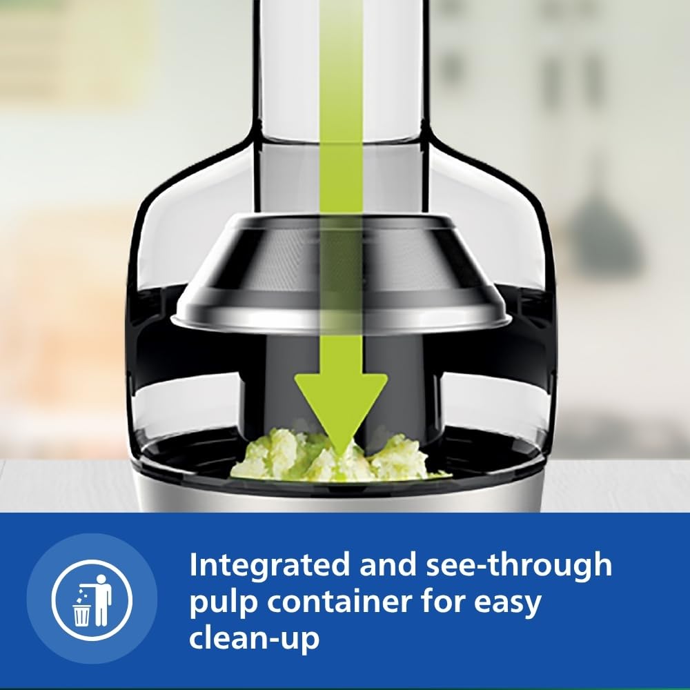 PHILIPS Viva Collection 2L Juicer (Black/Silver)