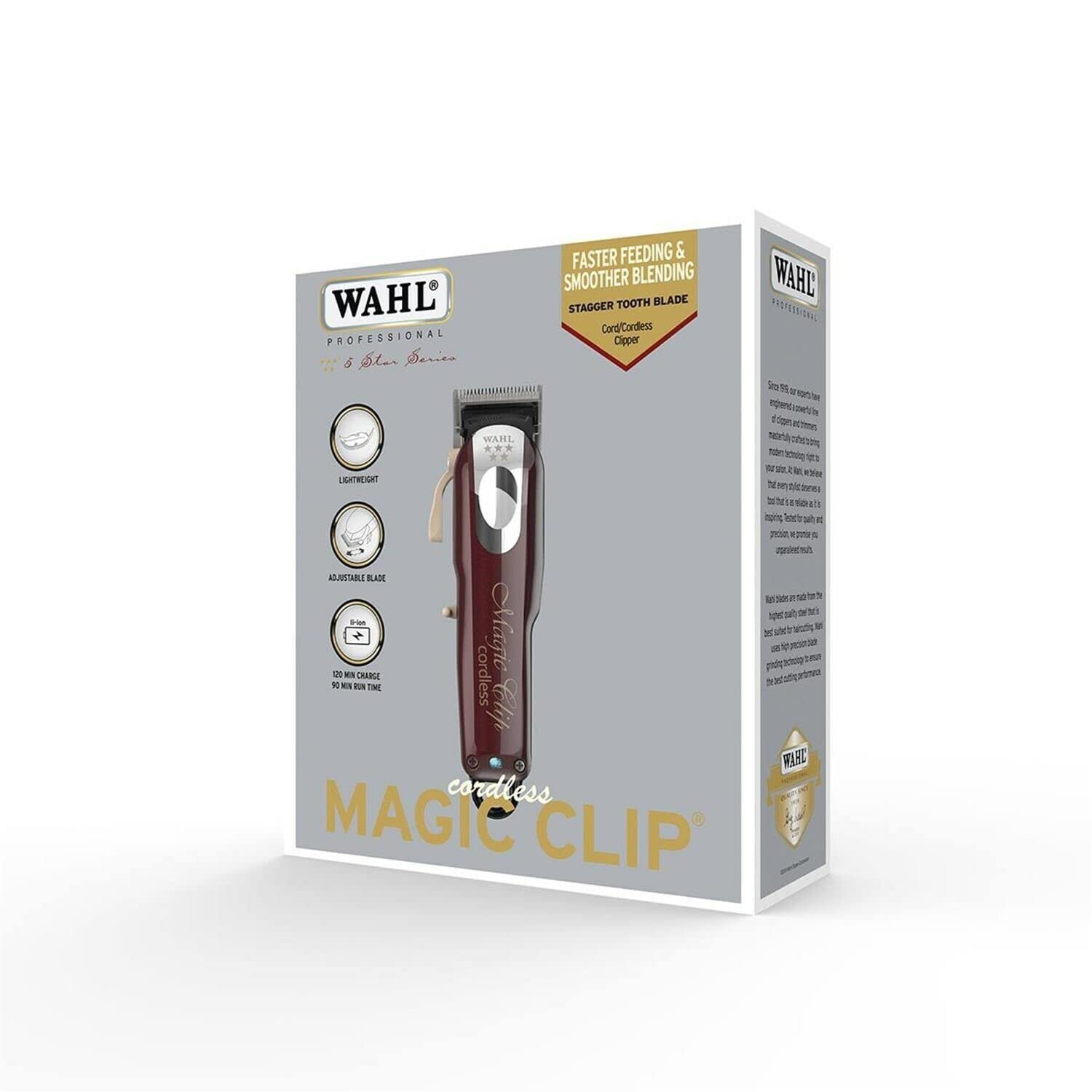 Wahl Professional Cordless Magic Clip, 1 Unit (Pack of 1)