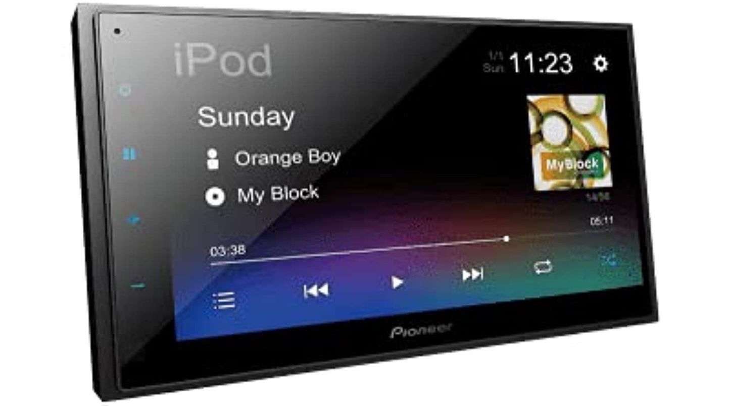 Pioneer Car Stereo MVH-S329BT,Bluetooth/USB/AUX/Radio, Pioneer Smart Sync,Alexa, Music Streaming,Navigate Button for Google Maps,Direct Bass Boost