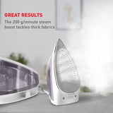 TEFAL Steam Generator Iron | Express Optimal Steam Station |2200W |5.3bars,250g/min,110g/min |ceramic soleplate | 2 Years Warranty | SV4111M0