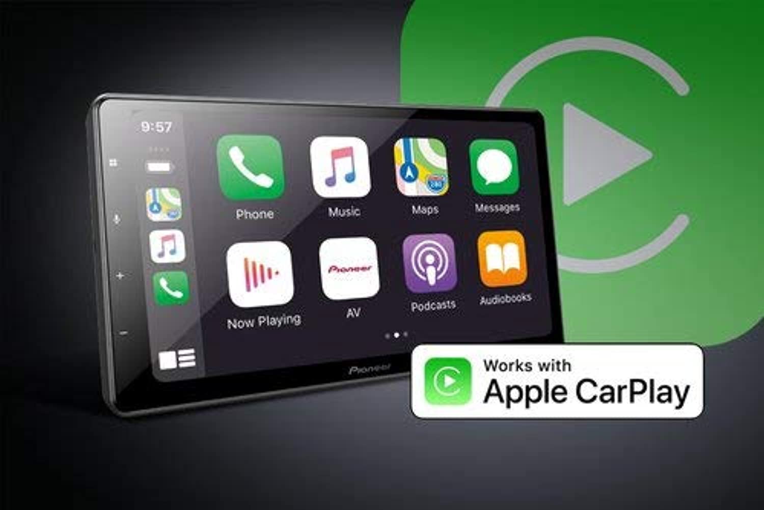 Pioneer DMH-ZS9350BT 9" Modular Hi-Res Audio AV Receiver with Wireless Apple CarPlay and Android Auto