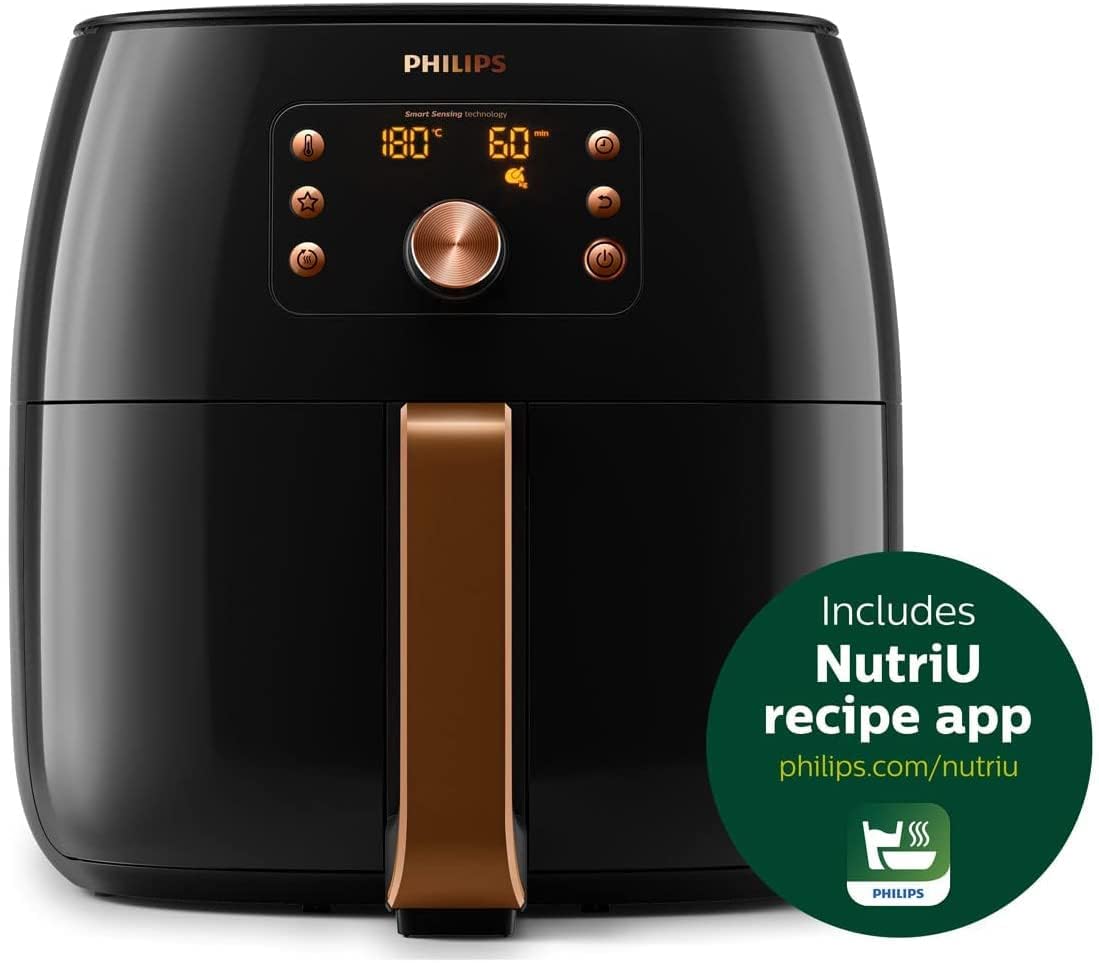 Philips XXL Airfryer - 2225W, 7.3L, 1.4KGs, Smart Sensing Technology, Rapid Air Technology,