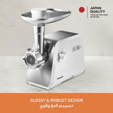 Panasonic 1700W Meat Grinder, Blade Made in Japan for Efficient Grinding, Reverse Mode - MK-GX1711WTZ