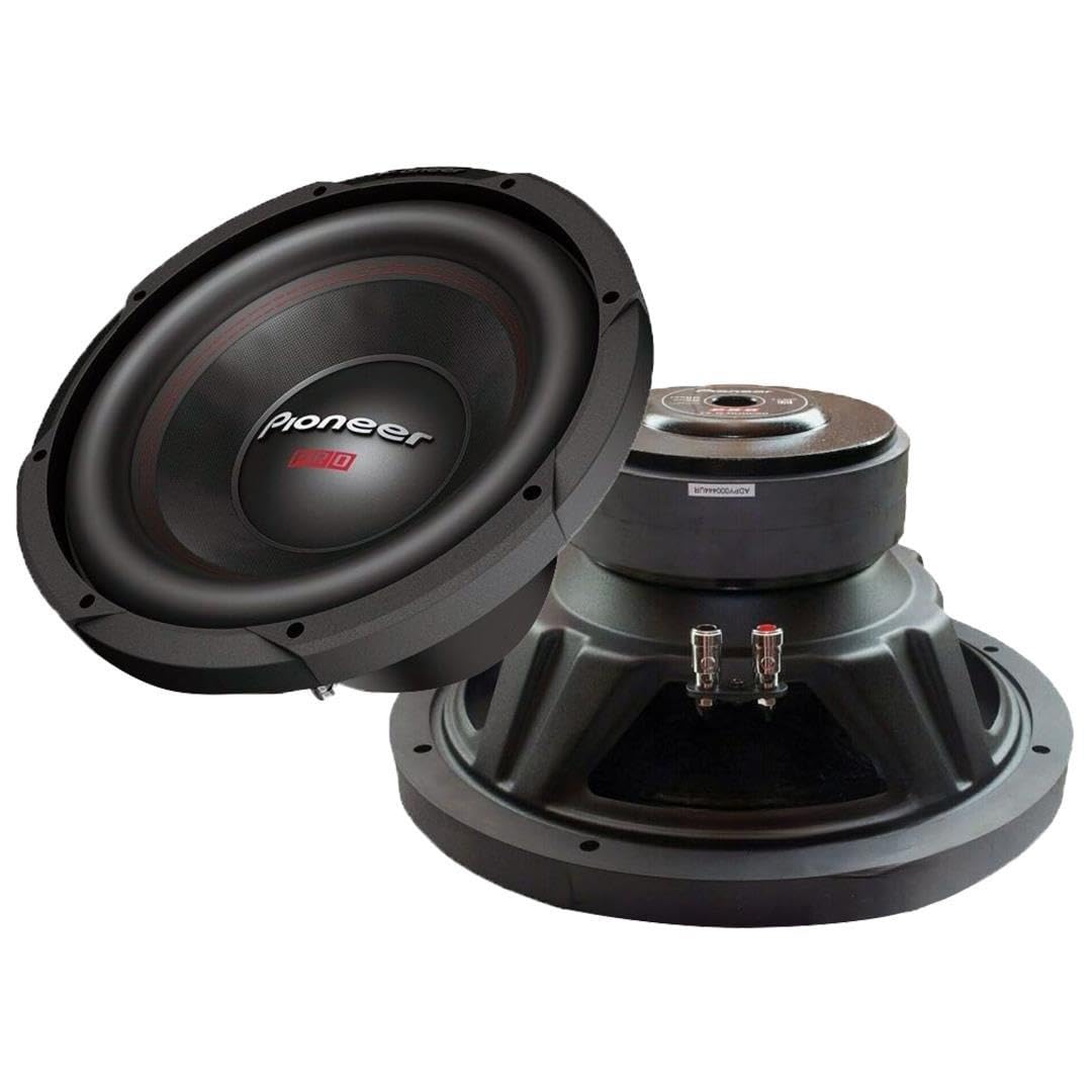 Pioneer TS-W3010PRO PRO Shuriken Series 1500W High-Efficiency Subwoofer, 30 cm Size