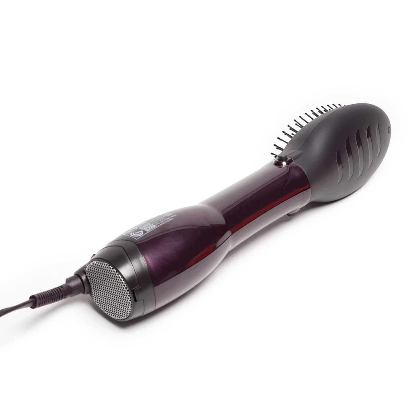 BaByliss Paddle Pro Air Styler, 1000W Powerful Styling Unisex Hairbrush, Dual Speed Temperature Setting Hair Dryer & Volumizer with Cool Air Button, Ionic Tech for Shiny Hair – AS115PSDE (Purple)