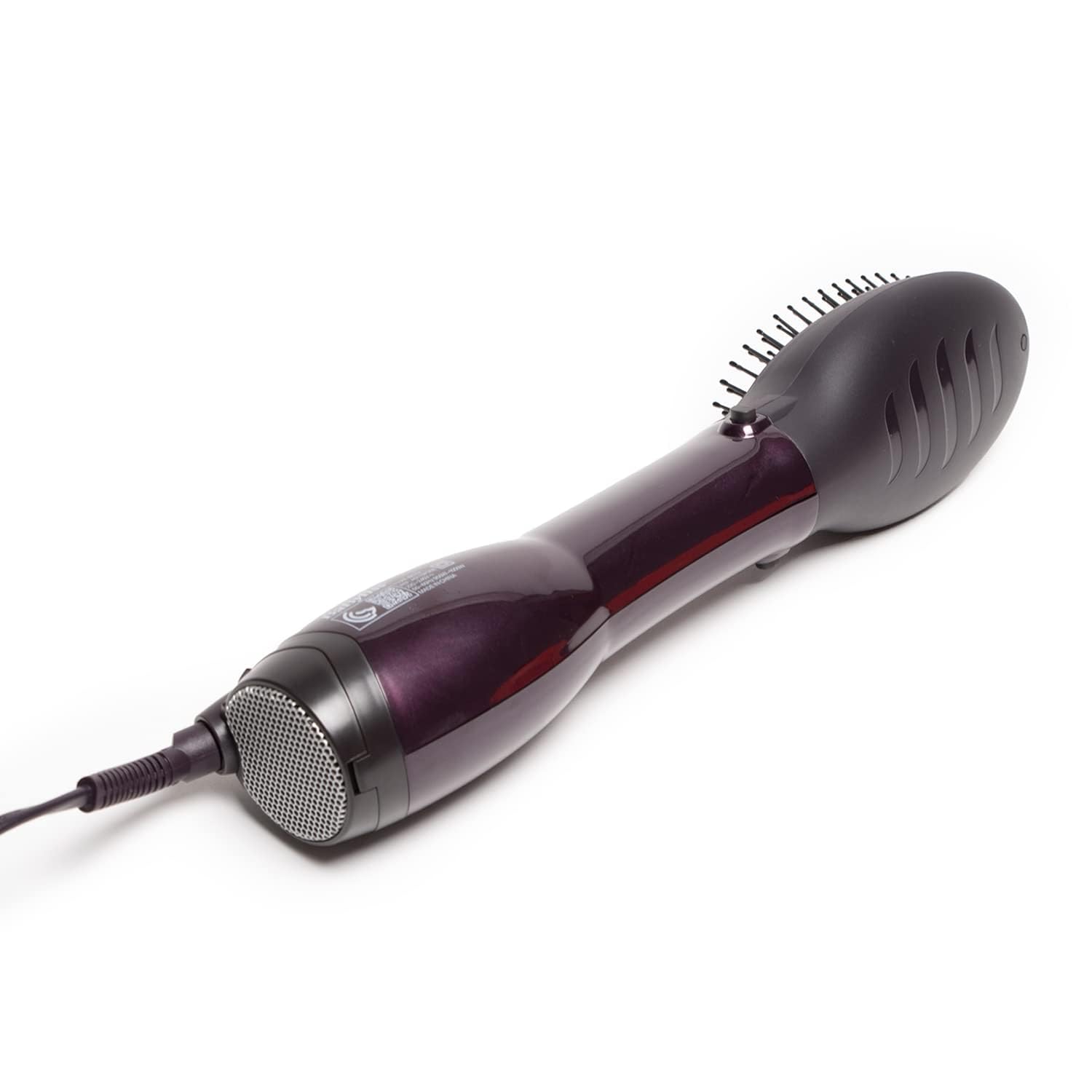 BaByliss Paddle Pro Air Styler, 1000W Powerful Styling Unisex Hairbrush, Dual Speed Temperature Setting Hair Dryer & Volumizer with Cool Air Button, Ionic Tech for Shiny Hair – AS115PSDE (Purple)