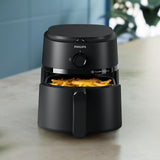 Philips Airfryer 1000 Series - 3.2L, 1300W, Rapid Air Technology, Analog, Black - NA110/09