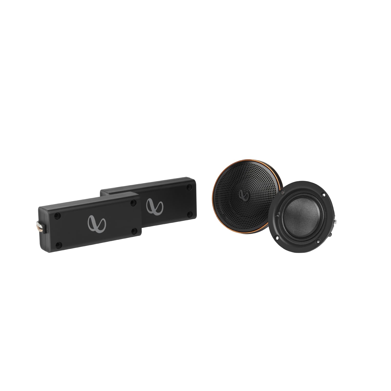 Infinity Kappa 203S - 2" (50mm) Silk Dome Midrange with Bandpass Crossover Enclosure, 50Wrms, 150W Peak, Sensitivity (@ 2.83V): 94dB, Frequency Response: 500Hz – 7kHz, Impedance: 3.0ohms