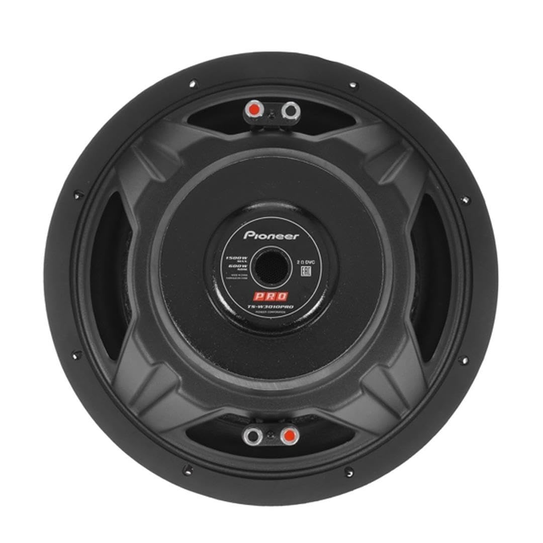 Pioneer TS-W3010PRO PRO Shuriken Series 1500W High-Efficiency Subwoofer, 30 cm Size