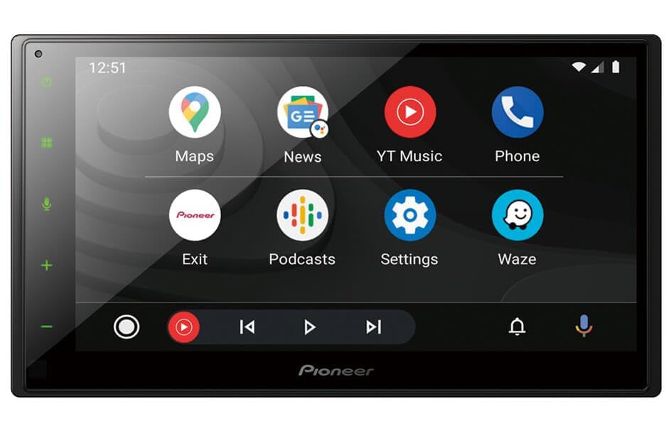 Pioneer DMH-A4450BT WVGA Capacitive Touch Screen Car Stereo, 6.8-Inch Size