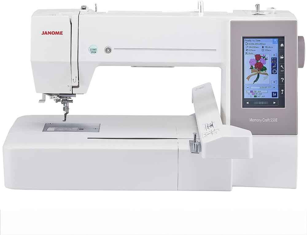 Janome Memory Craft 550E Limited Edition Embroidery Machine – 14" x 7.9", 550+ Designs | UAE