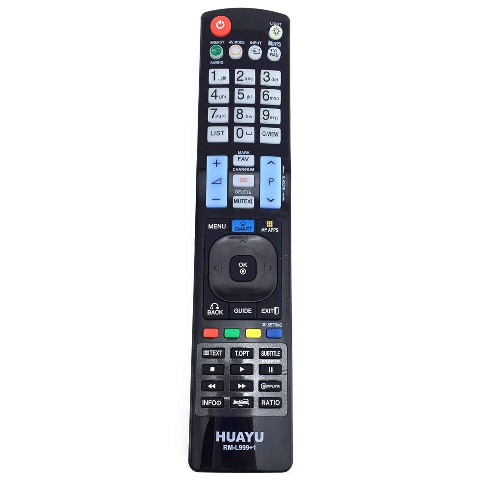 SAMBA-Remote Controls - Remote Control Suitable for for Lg TV AKB73756502 42LA667 42LA6678AEU 42LA667S 42LA690 Huayu (L930)