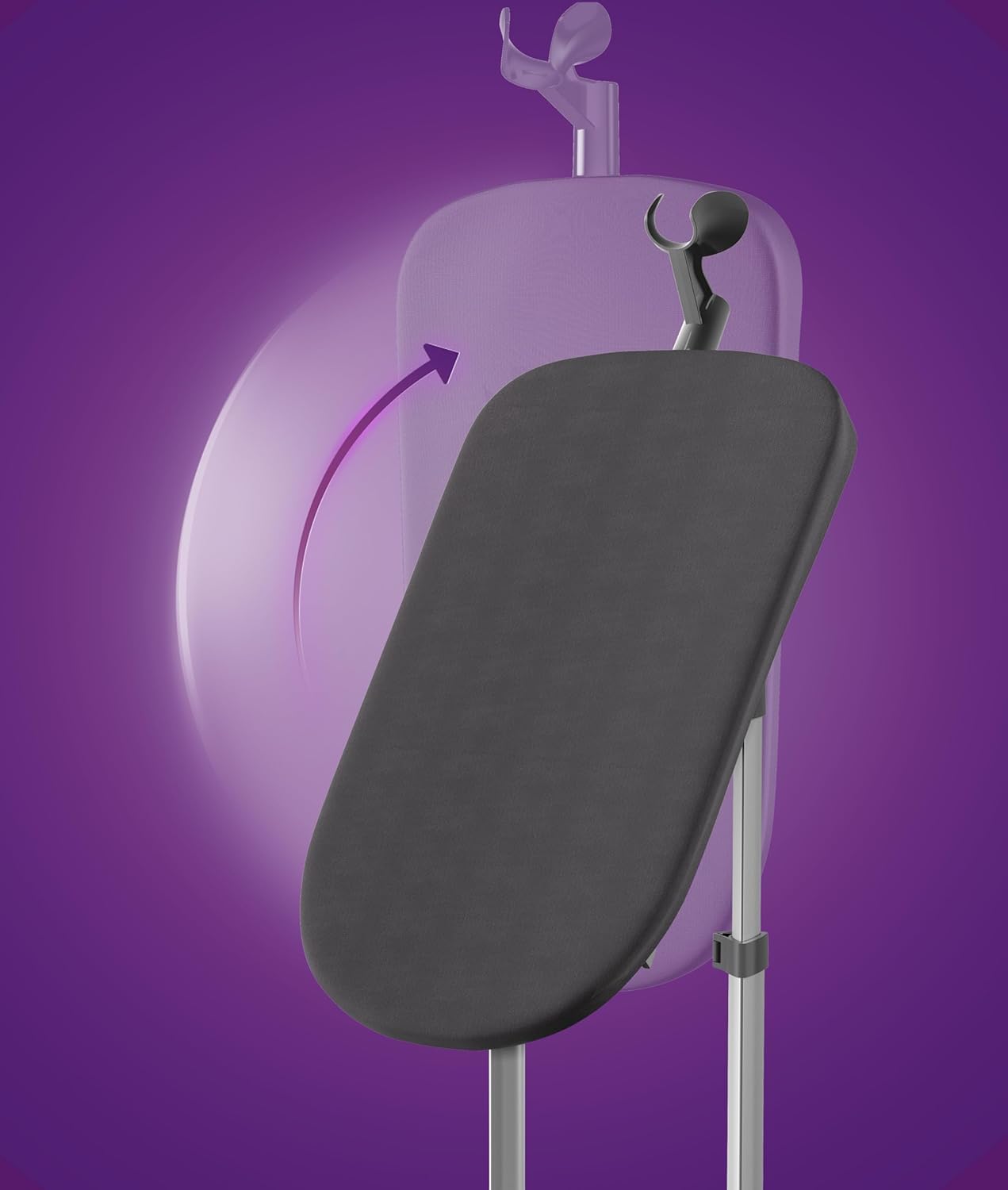 Philips Standing Garment Steamer STE3170/80 – 2000 watts power, MyEssence, Unique tilting style board, 3 steam settings, up to 40 g/min steam output
