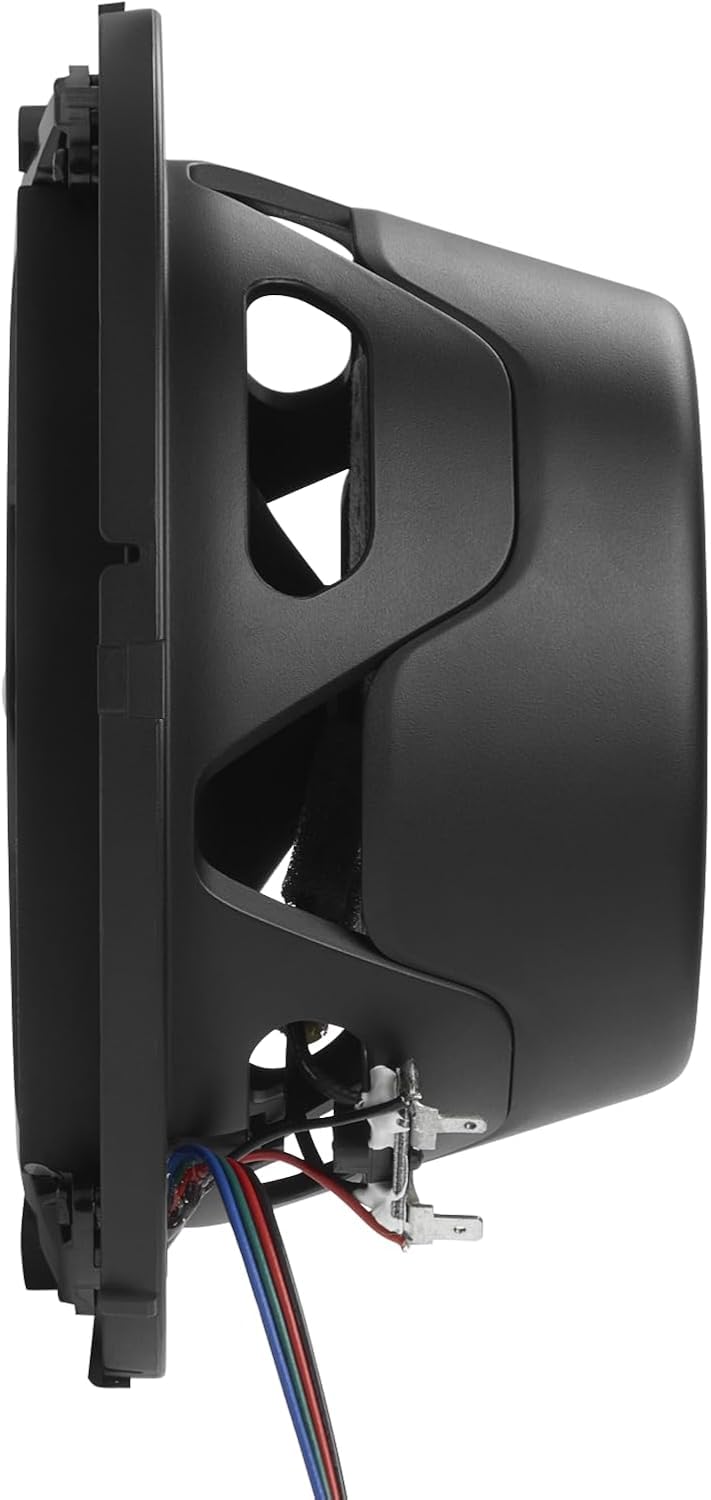 Club Marine Speaker 6 1/2 Inch 2-Way High Performance Outdoor Speaker Waterproof, 225 W Boat Boxes by H-arman K-ardon, IPx5 Outdoor Speaker, Weatherproof, 7 Colours LED Lighting, 2 Grill Colours