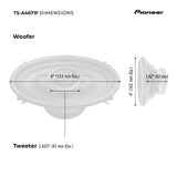 Pioneer TS-A Black & Gold Series Speakers